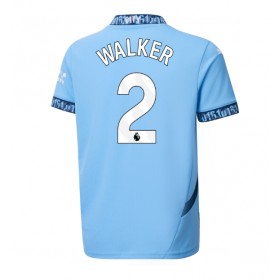 Manchester City Kyle Walker #2 Hjemme skjorte 2024-25 Kortermet